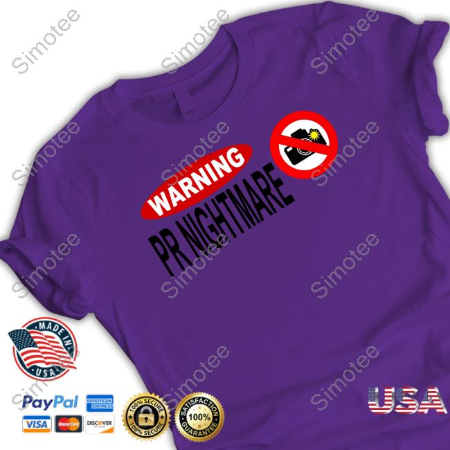 Warning Pr Nightmare Hoodie Sweatshirt Hoes For Clothes