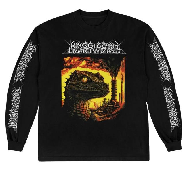 (P)Doom Records Merch King Gizzard And The Lizard Wizard Dawn Of Eternal Night Hoodie